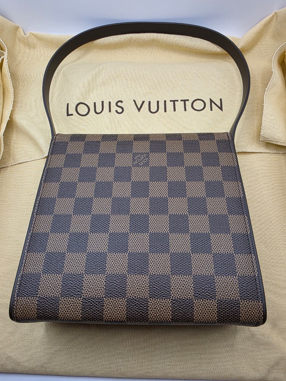 LOUIS VUITTON TRIBECA MINI BROWN DAMIER EBENE CANVAS