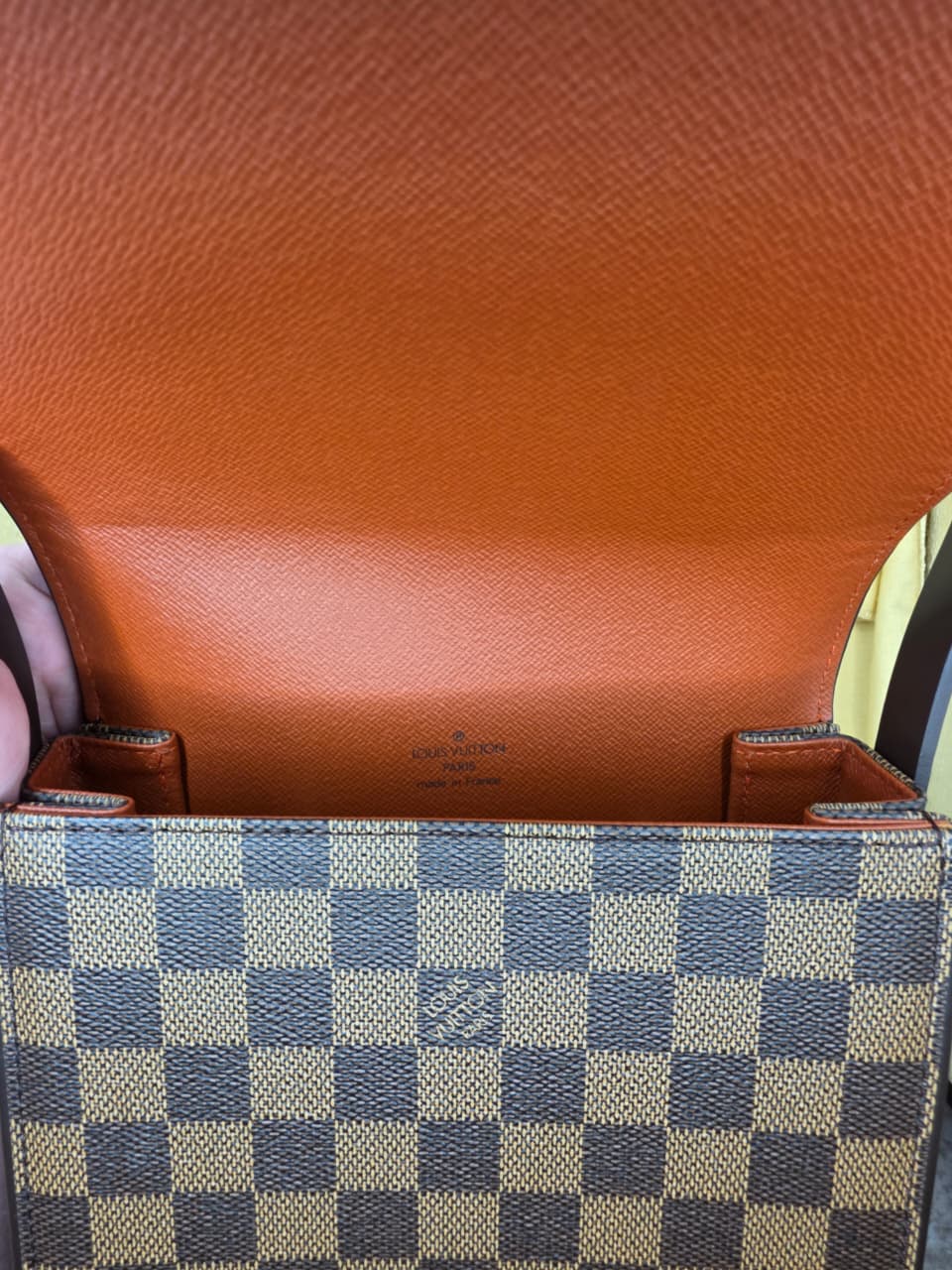 LOUIS VUITTON TRIBECA MINI BROWN DAMIER EBENE CANVAS