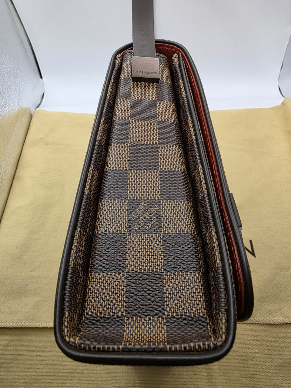 LOUIS VUITTON TRIBECA MINI BROWN DAMIER EBENE CANVAS