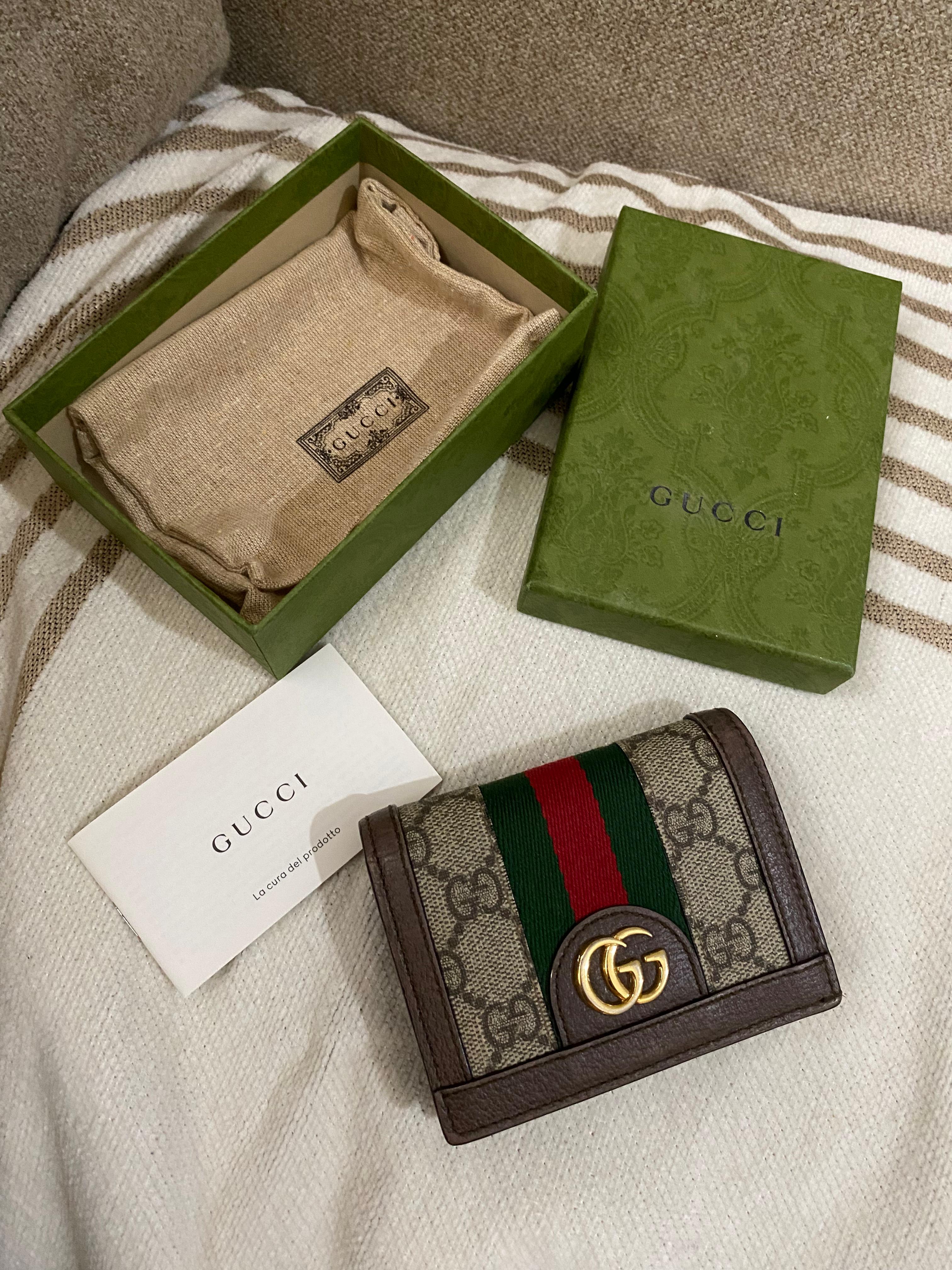 GUCCI Ophidia GG Leather Wallet