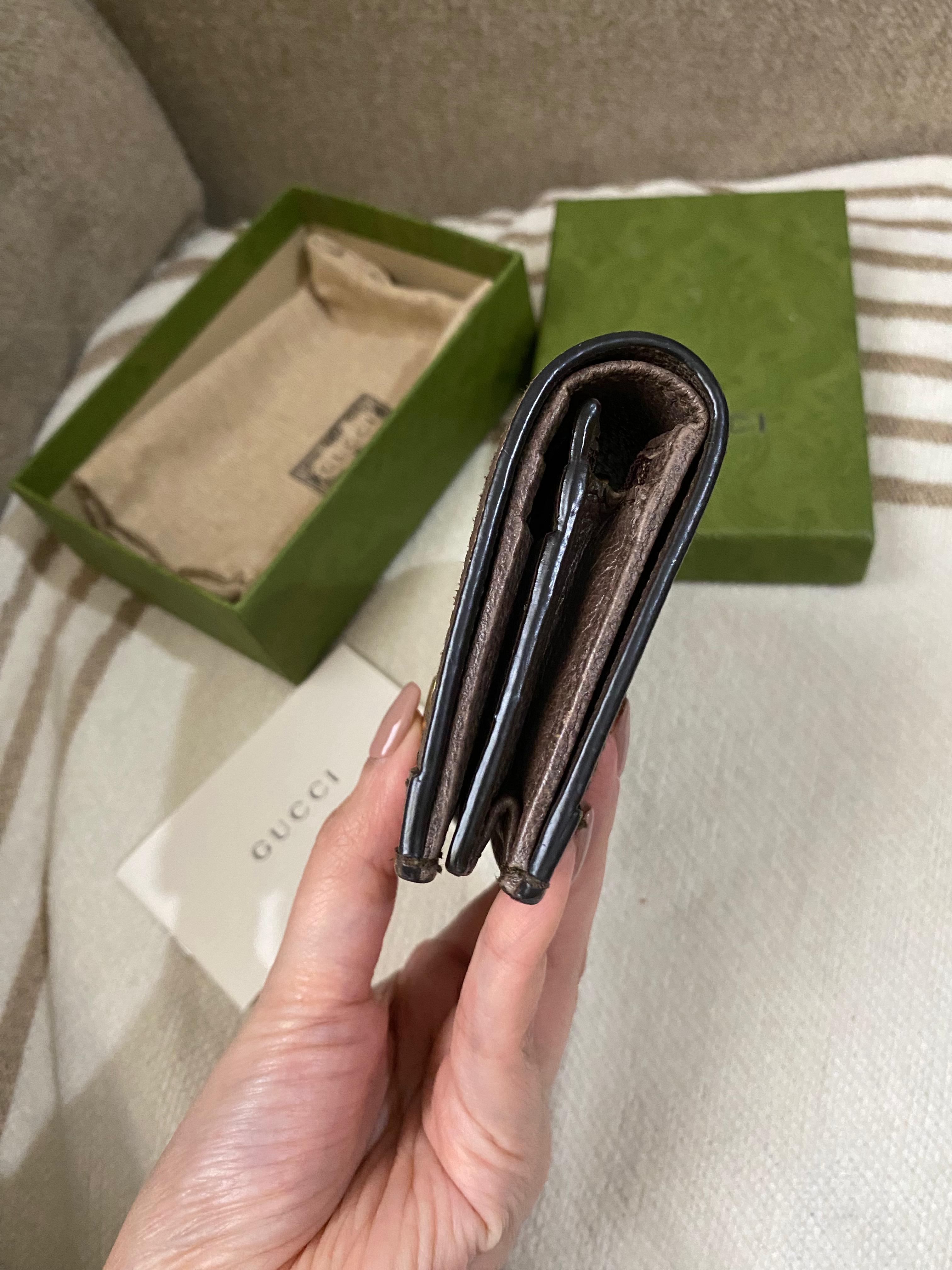 GUCCI Ophidia GG Leather Wallet