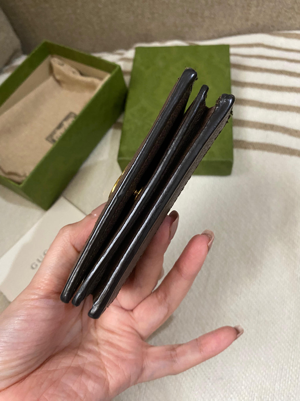 GUCCI Ophidia GG Leather Wallet