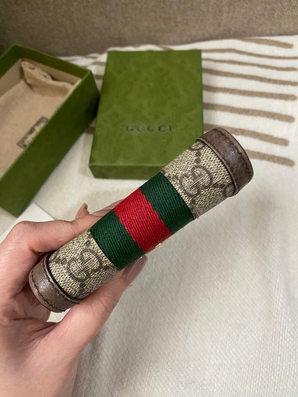 GUCCI Ophidia GG Leather Wallet