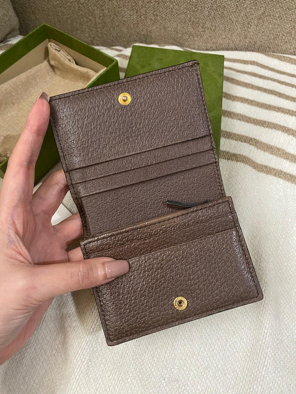 GUCCI Ophidia GG Leather Wallet