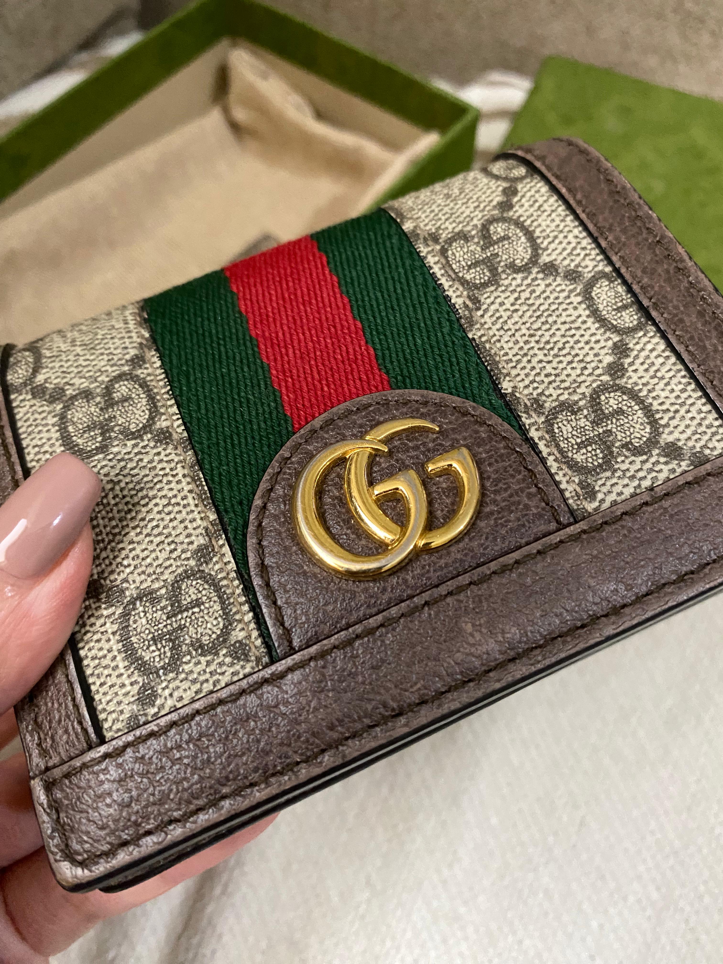 GUCCI Ophidia GG Leather Wallet