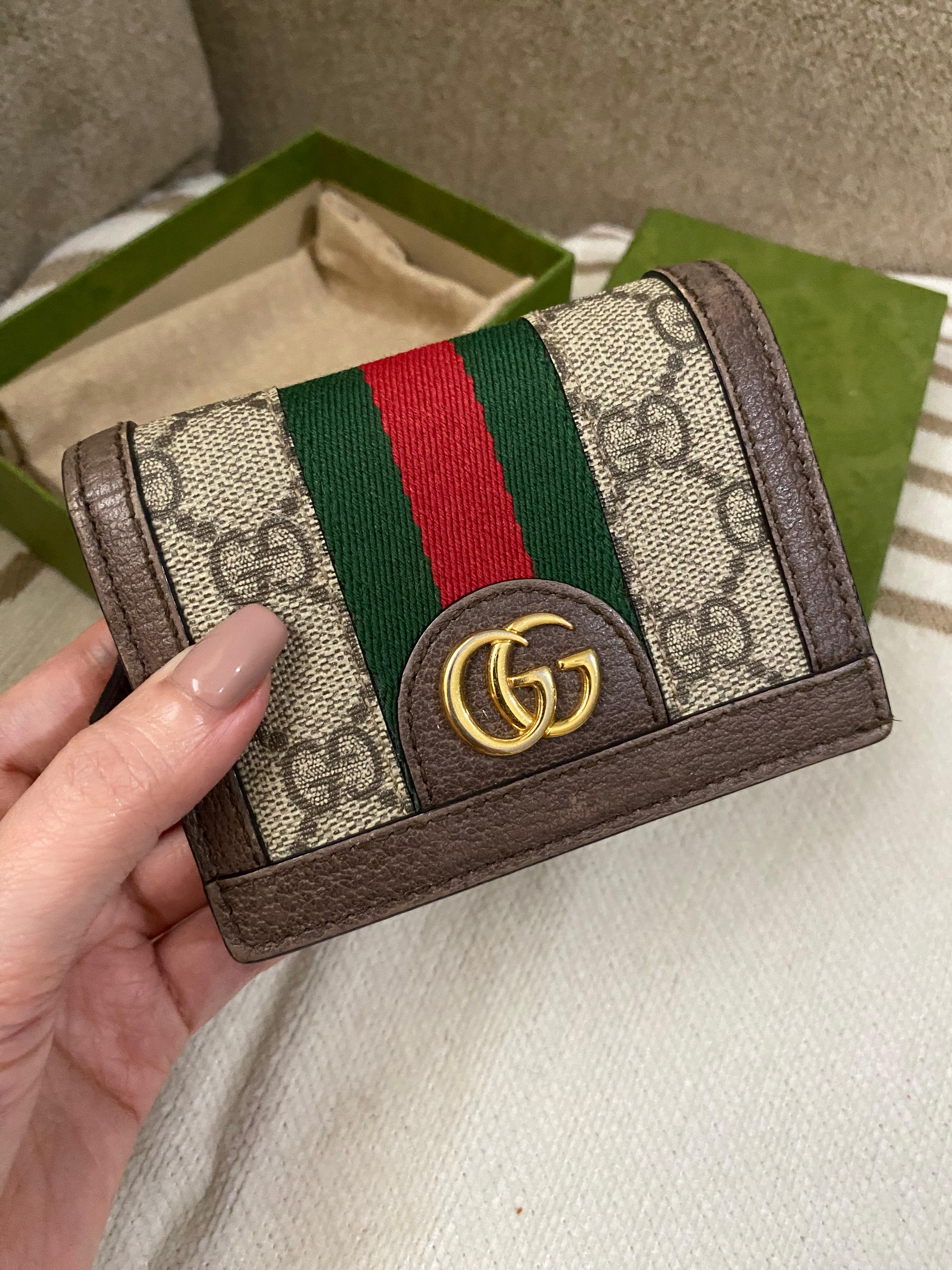 GUCCI Ophidia GG Leather Wallet