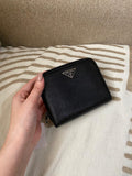 PRADA Saffiano Bi Fold medium women's wallet