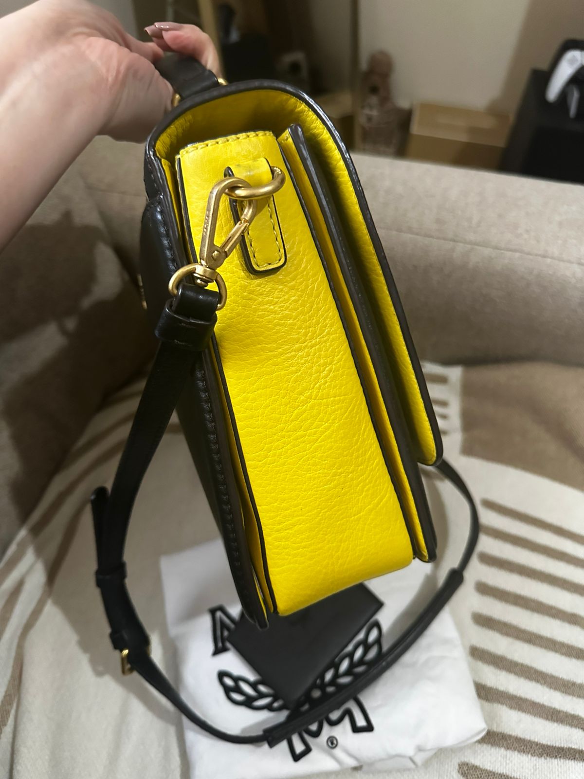 MCM Multicolor Snake Skin Little Veronica