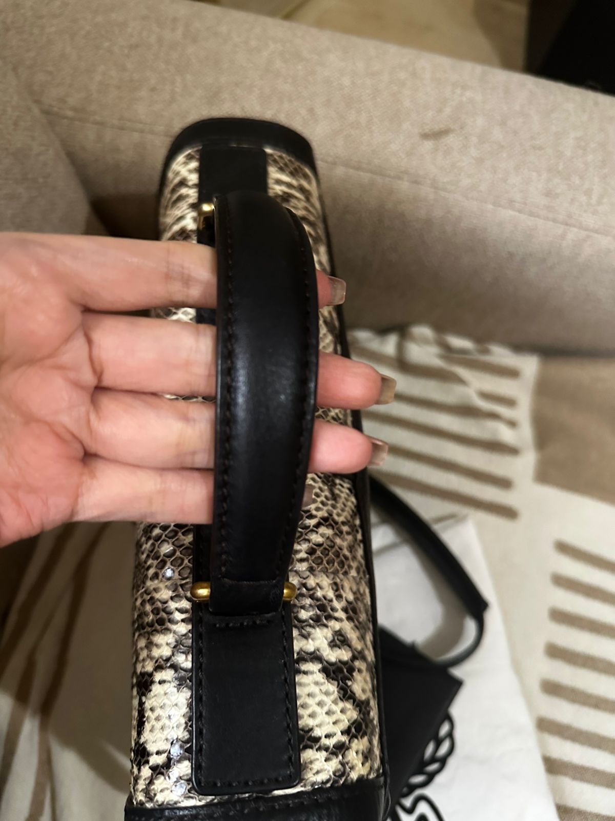 MCM Multicolor Snake Skin Little Veronica