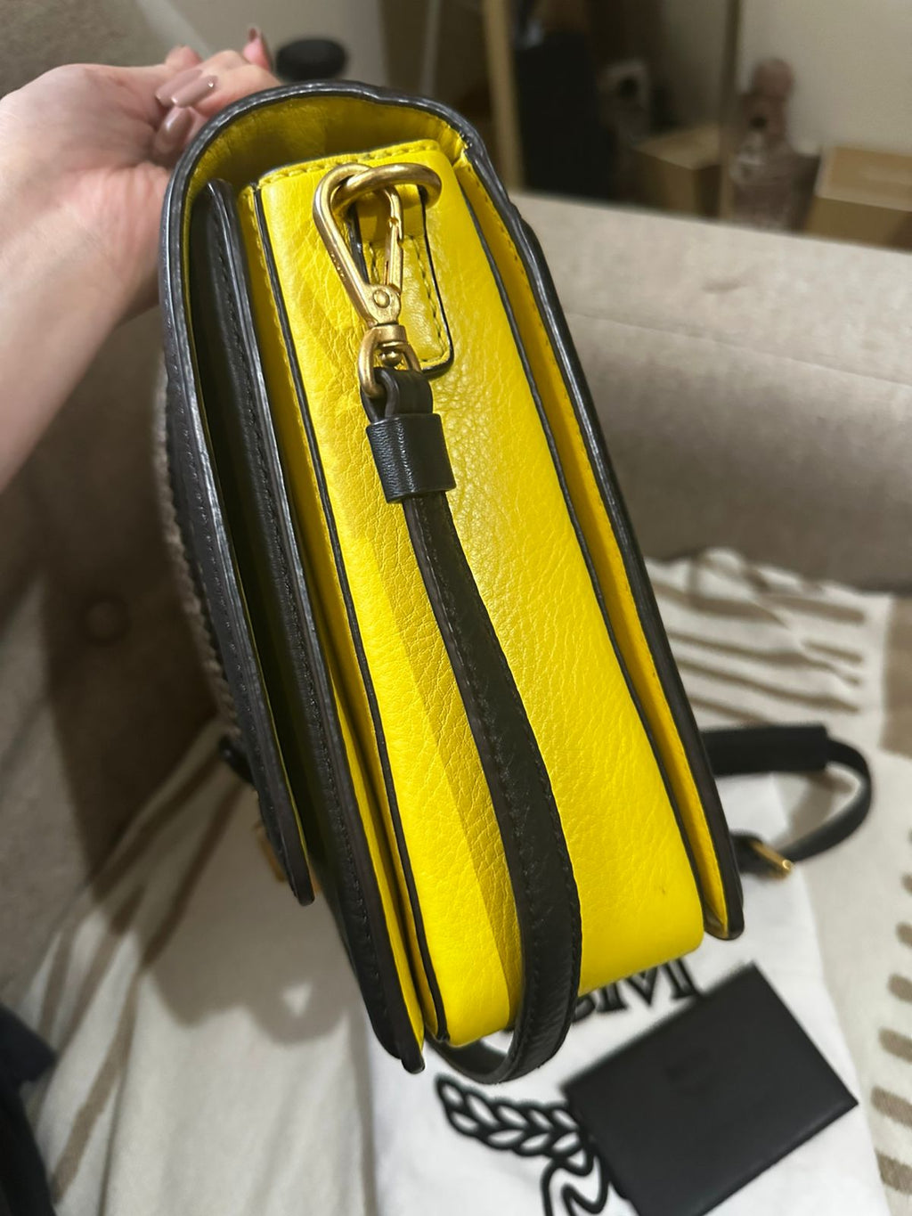 MCM Multicolor Snake Skin Little Veronica