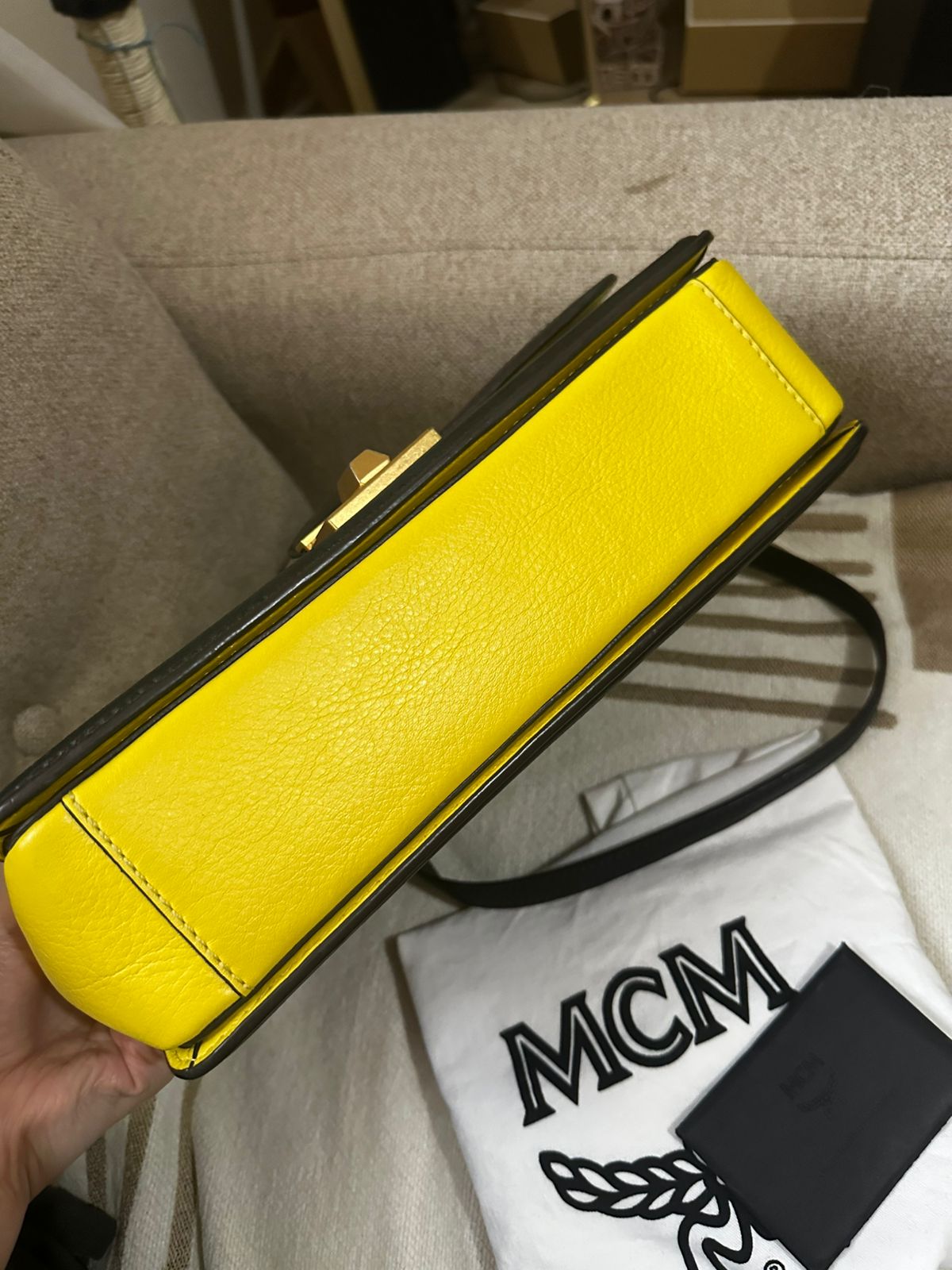 MCM Multicolor Snake Skin Little Veronica