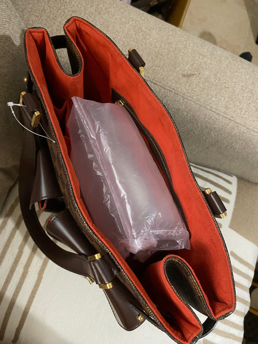 Louis Vuitton Uzes Damier Eben Tote Bag MM