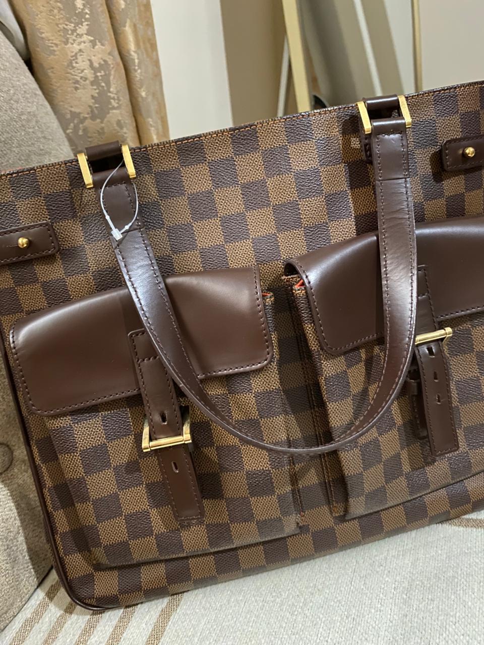 Louis Vuitton Uzes Damier Eben Tote Bag MM