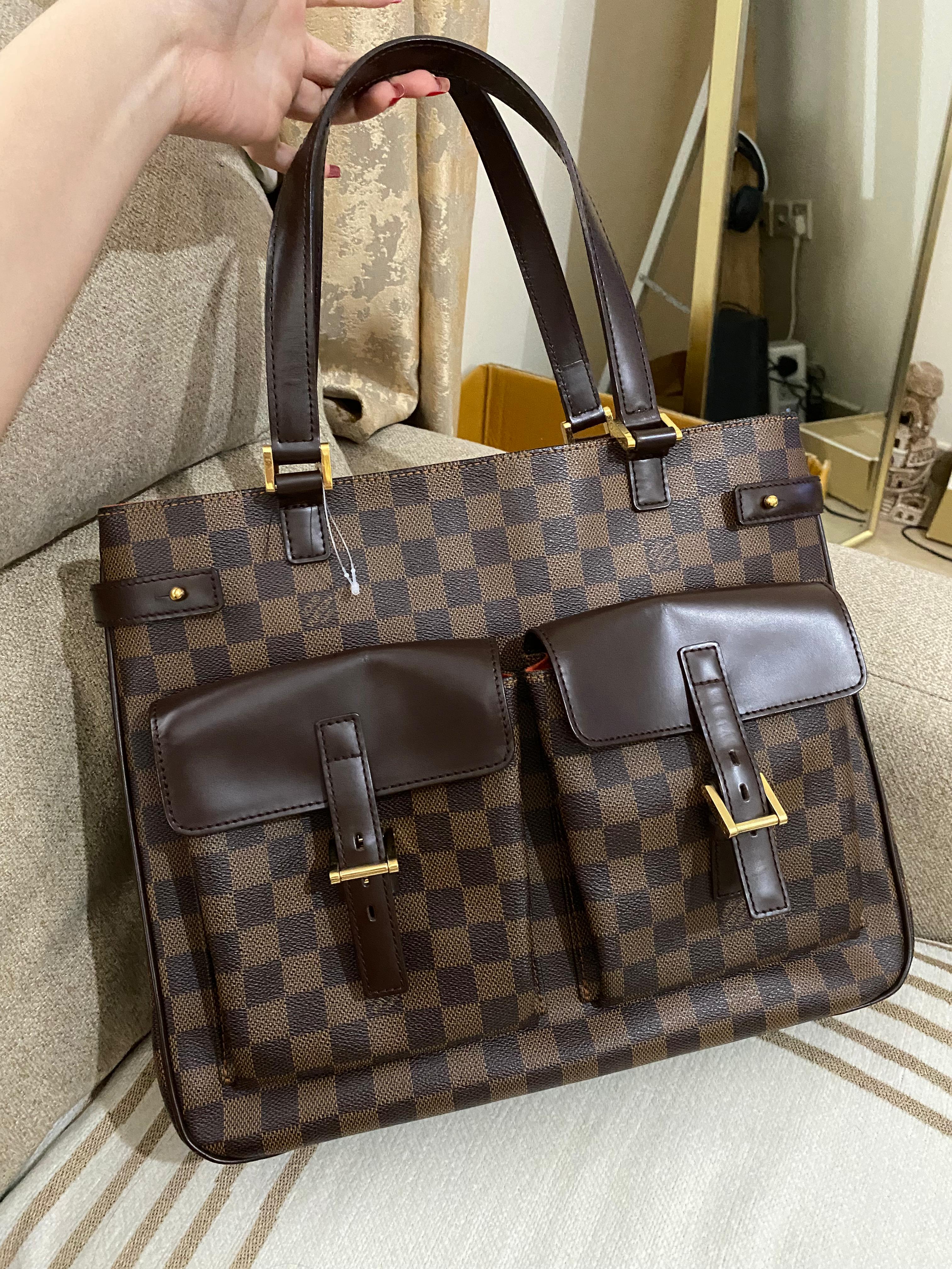 Louis Vuitton Uzes Damier Eben Tote Bag MM