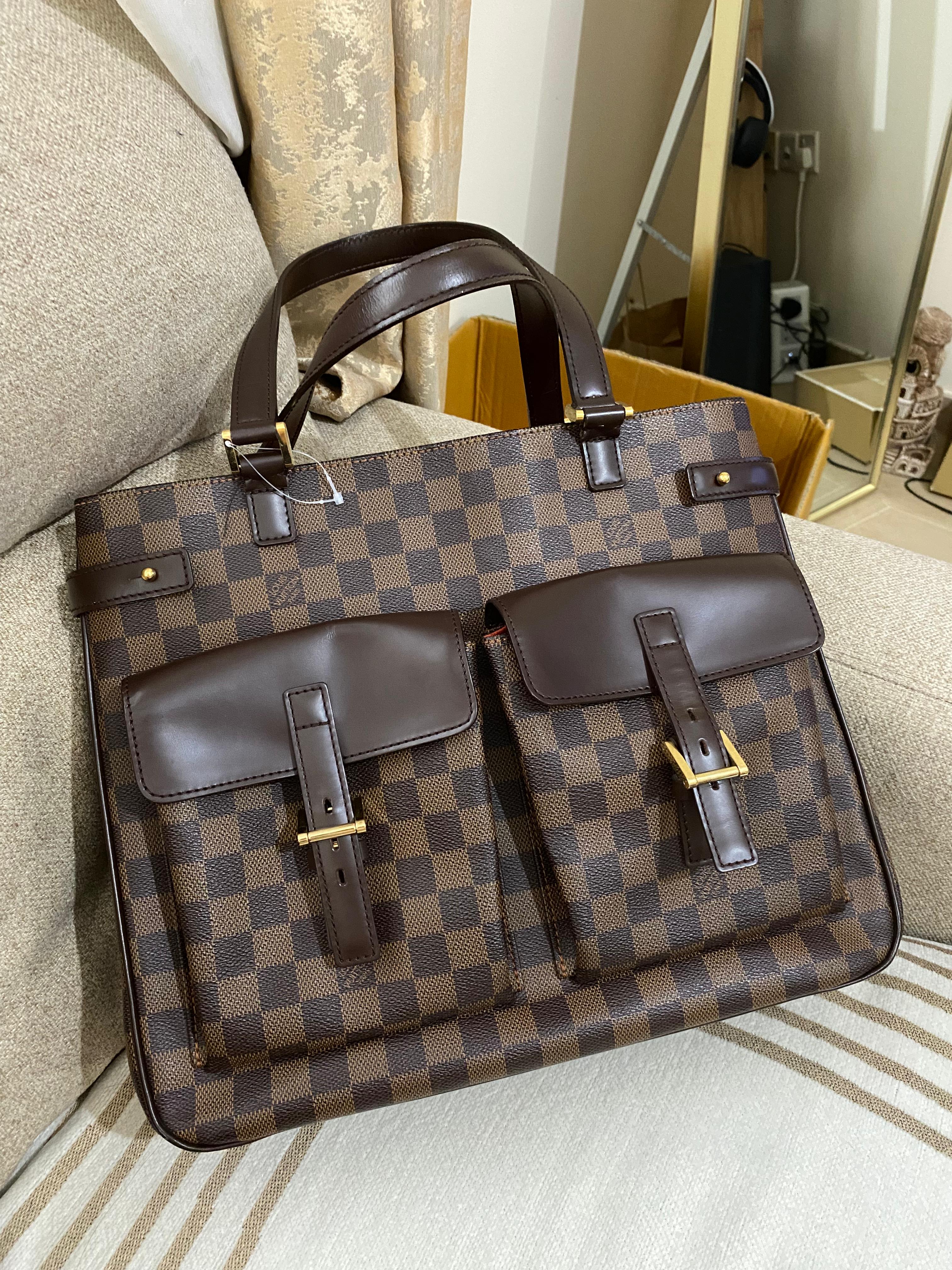 Louis Vuitton Uzes Damier Eben Tote Bag MM