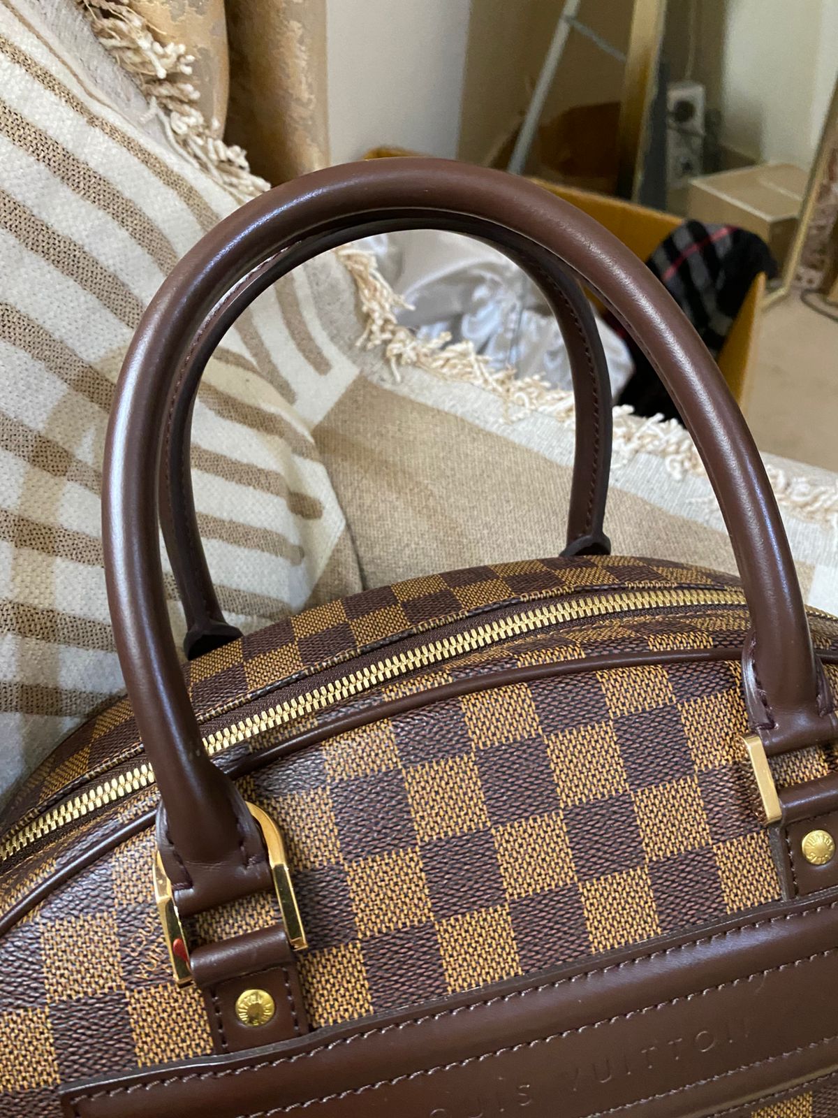 Louis Vuitton Nolita MM size Damier Ebene
