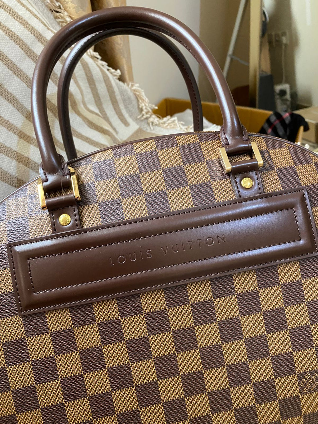 Louis Vuitton Nolita MM size Damier Ebene