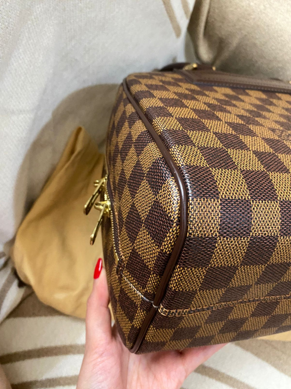 Louis Vuitton Nolita MM size Damier Ebene