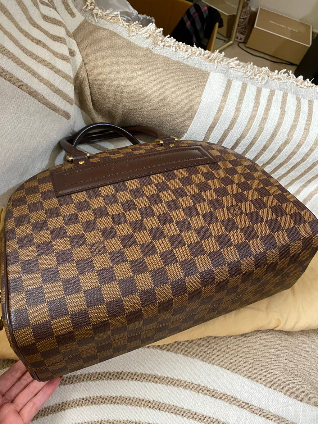Louis Vuitton Nolita MM size Damier Ebene