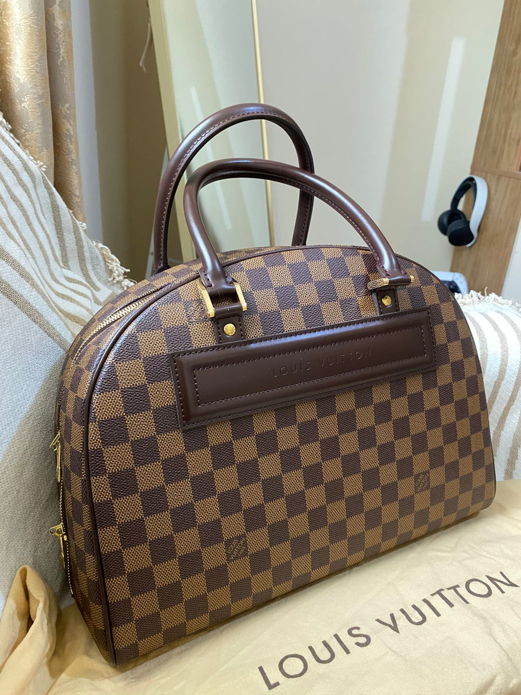 Louis Vuitton Nolita MM size Damier Ebene