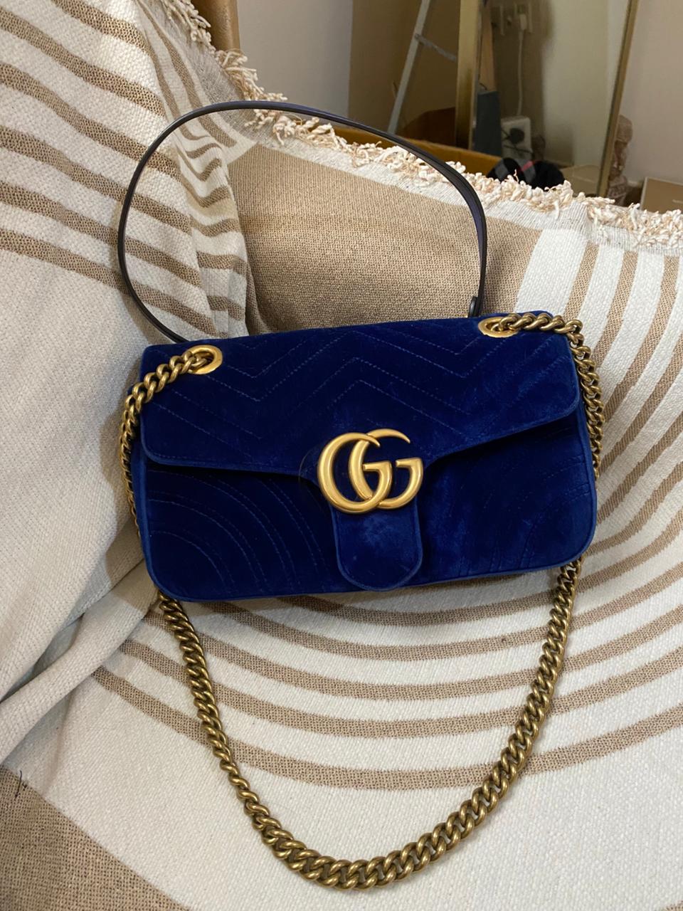 GUCCI GG Marmont Small Velvet