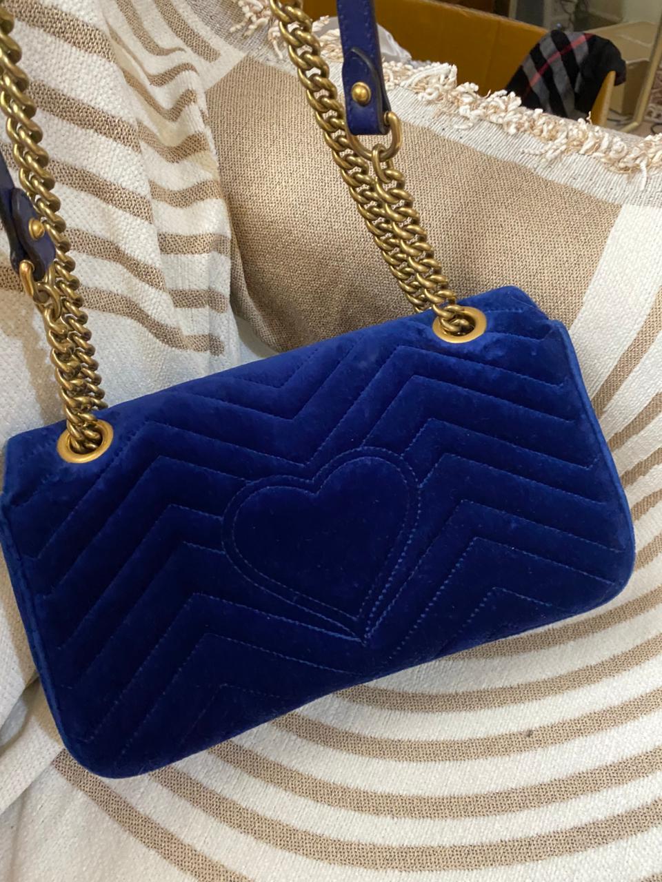 GUCCI GG Marmont Small Velvet