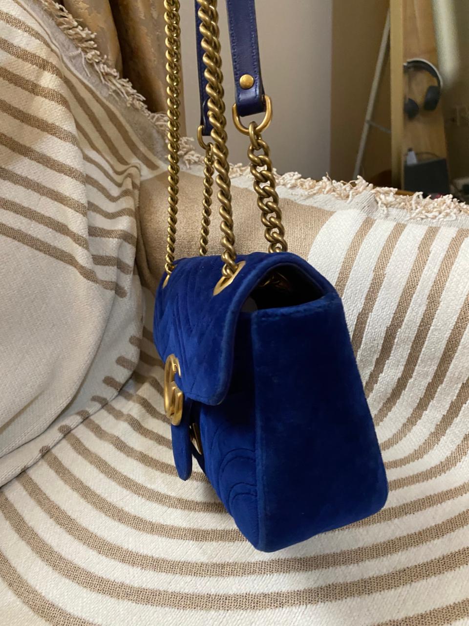 GUCCI GG Marmont Small Velvet