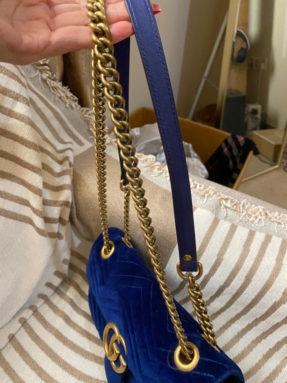 GUCCI GG Marmont Small Velvet
