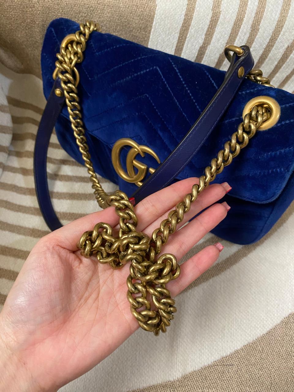 GUCCI GG Marmont Small Velvet