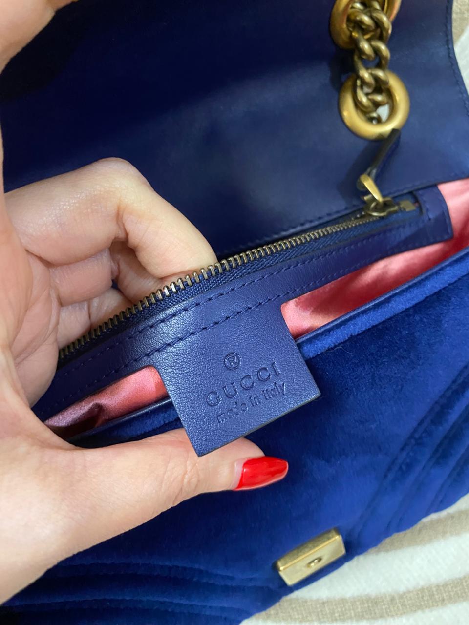 GUCCI GG Marmont Small Velvet