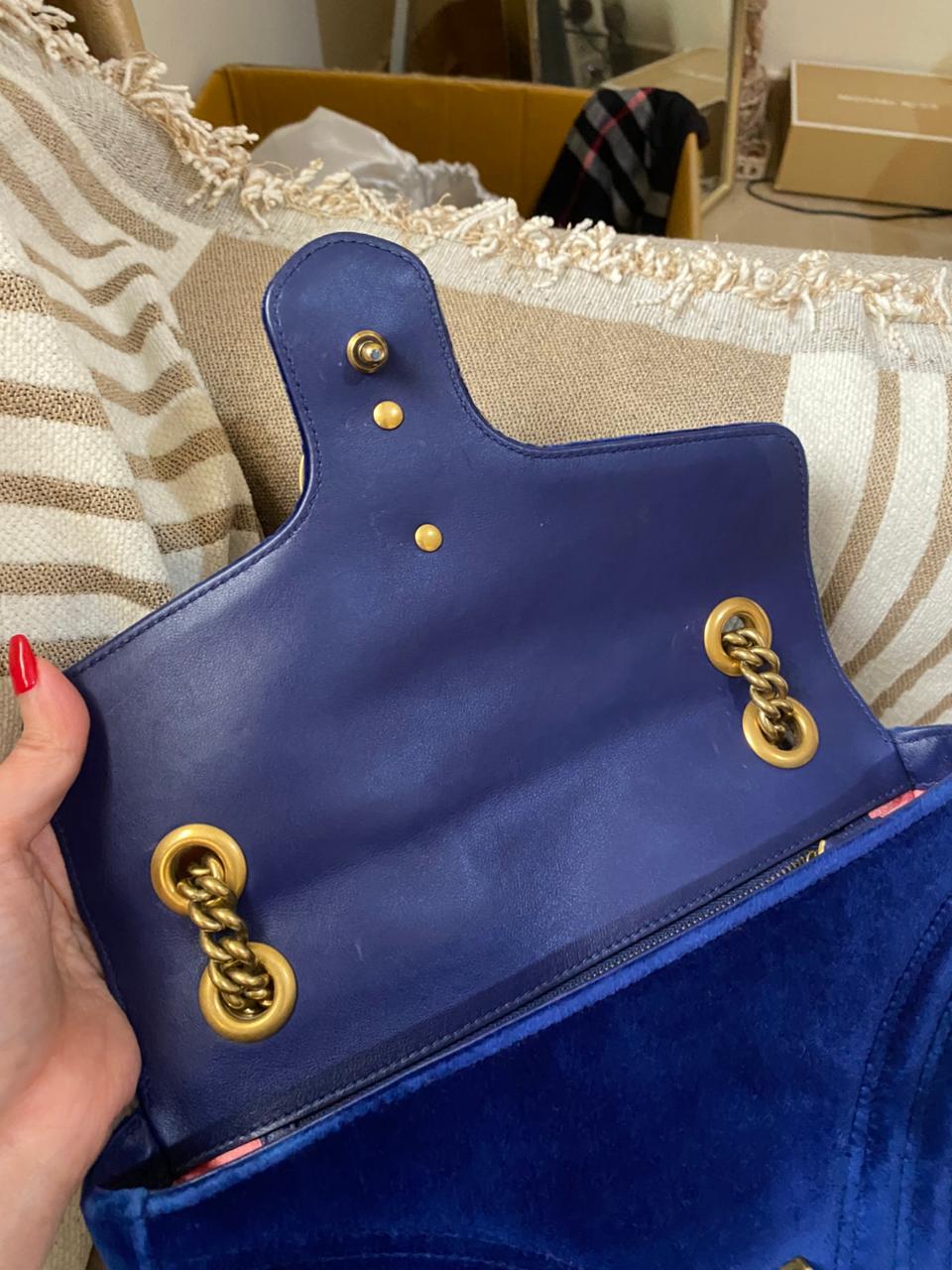 GUCCI GG Marmont Small Velvet