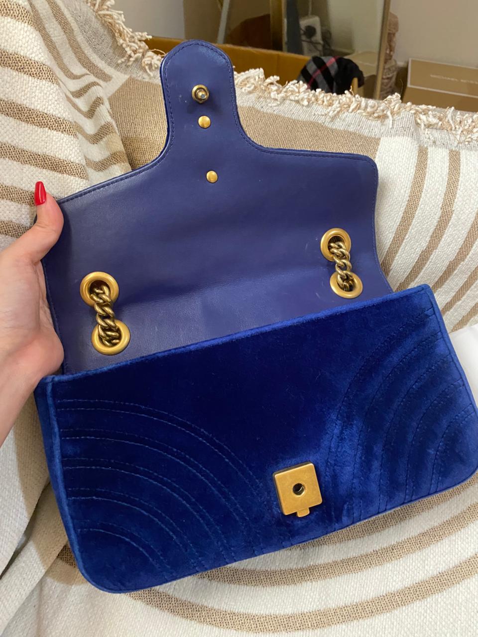 GUCCI GG Marmont Small Velvet