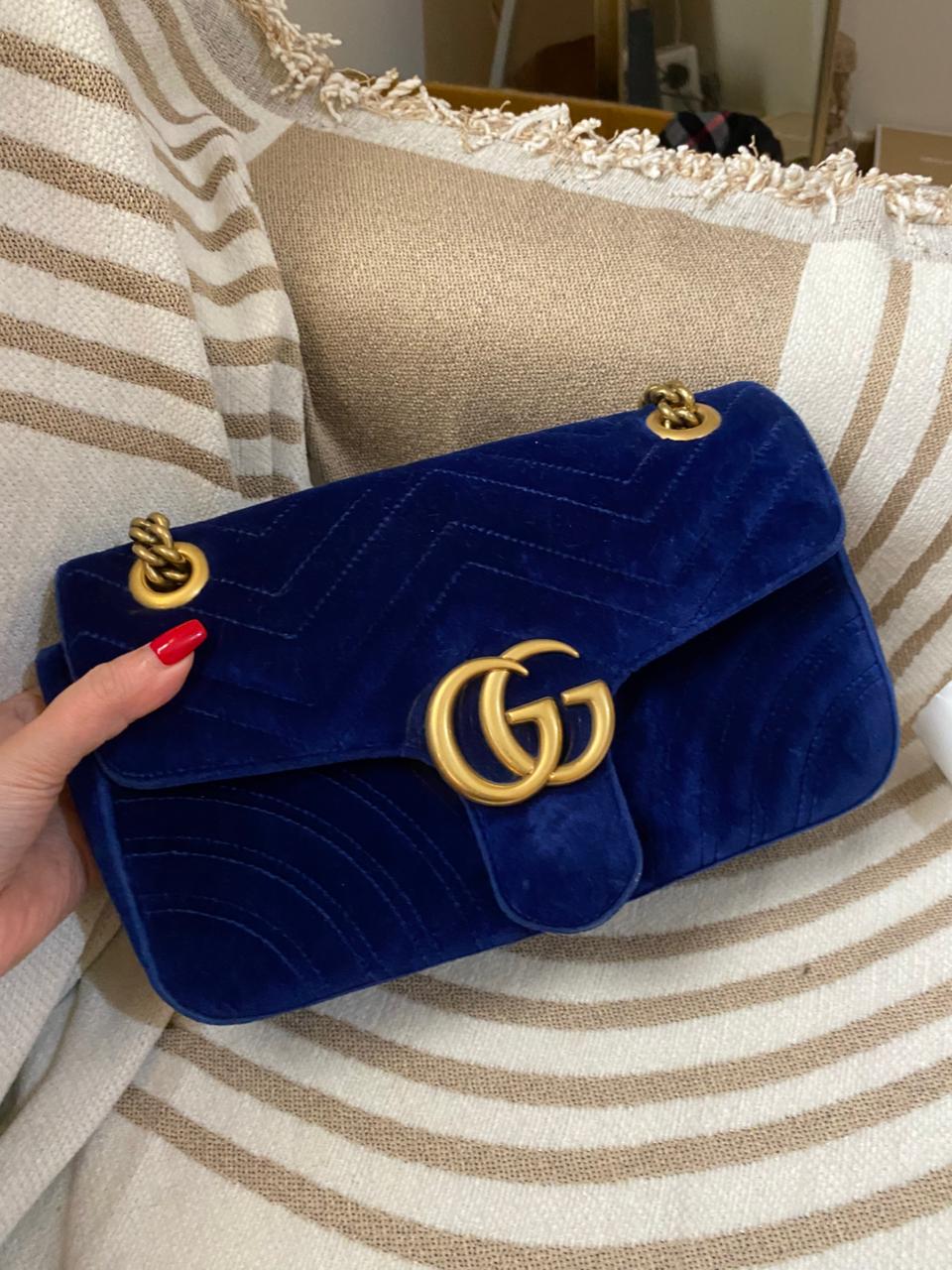 GUCCI GG Marmont Small Velvet