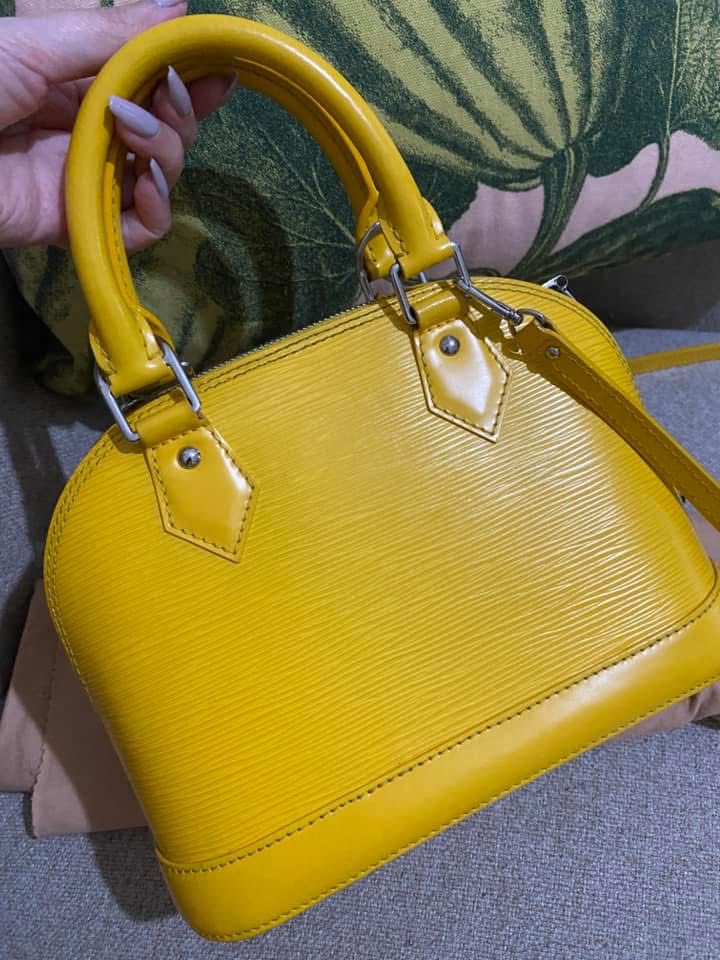 Louis Vuitton Yellow Epi Alma MM