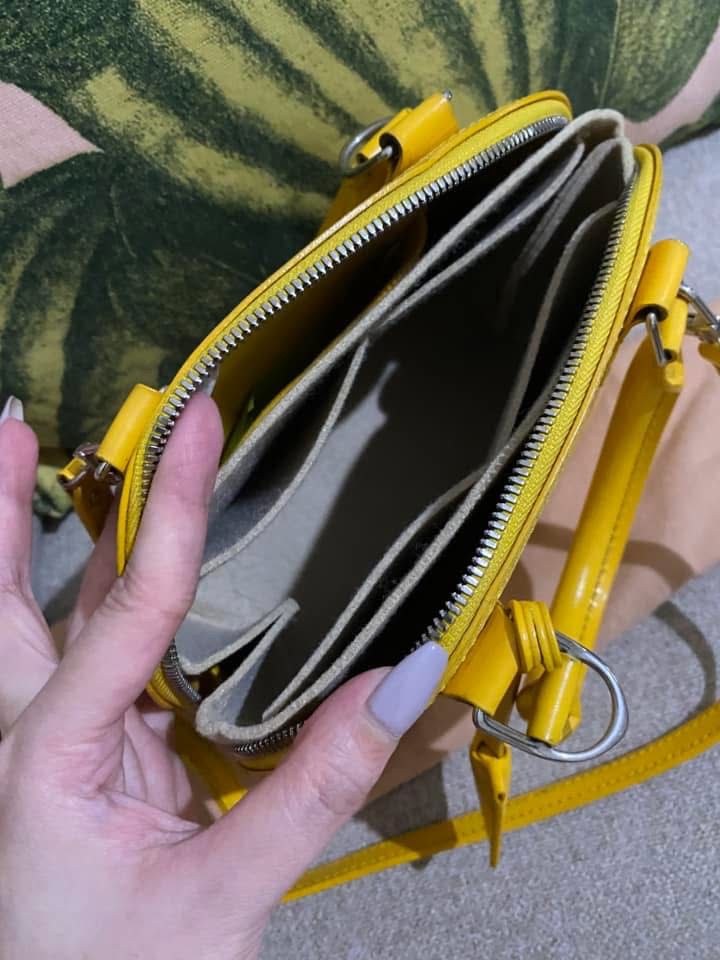 Louis Vuitton Yellow Epi Alma MM