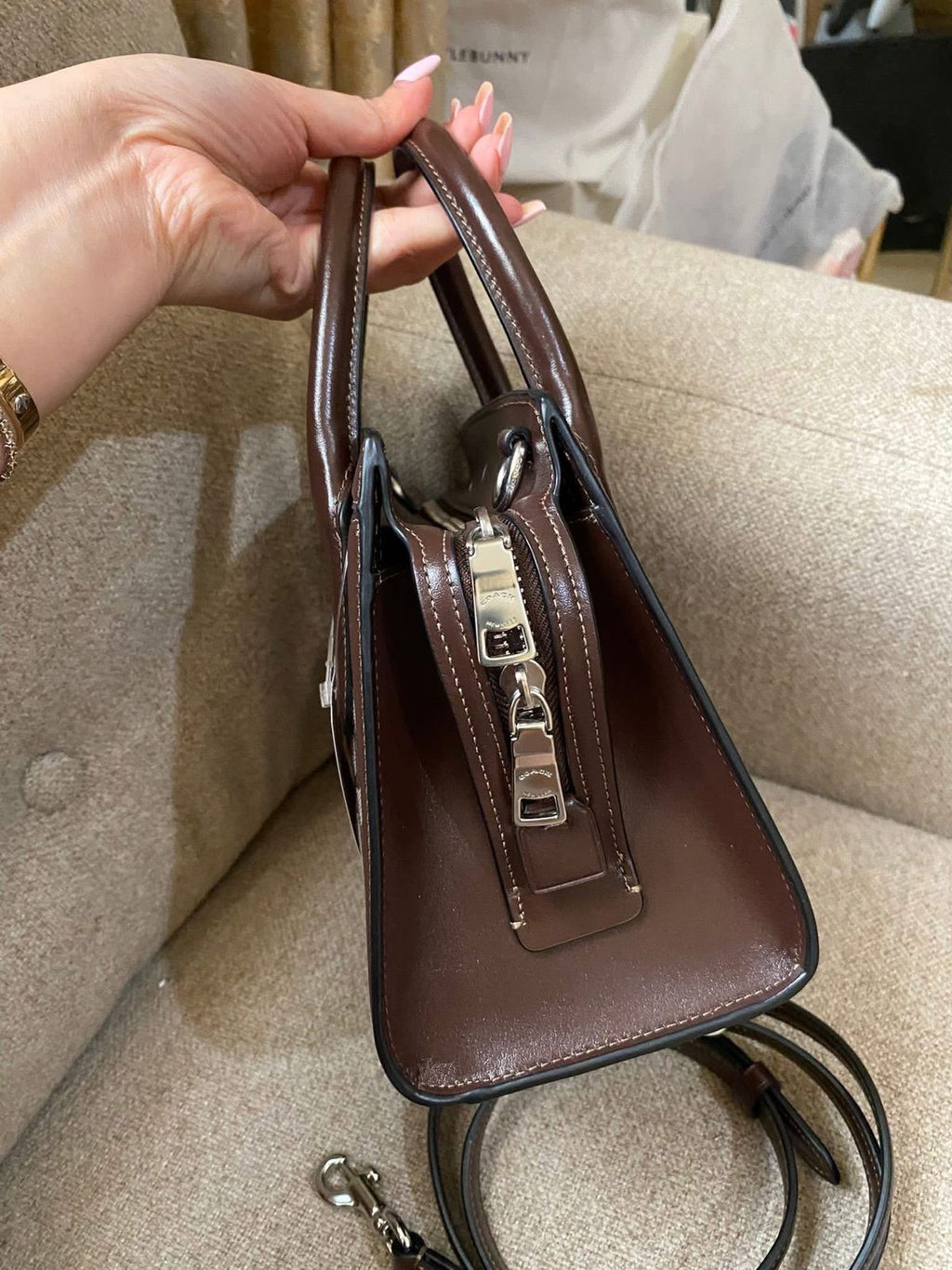 COACH Andrea Carryall Bag in Signature Jacquard