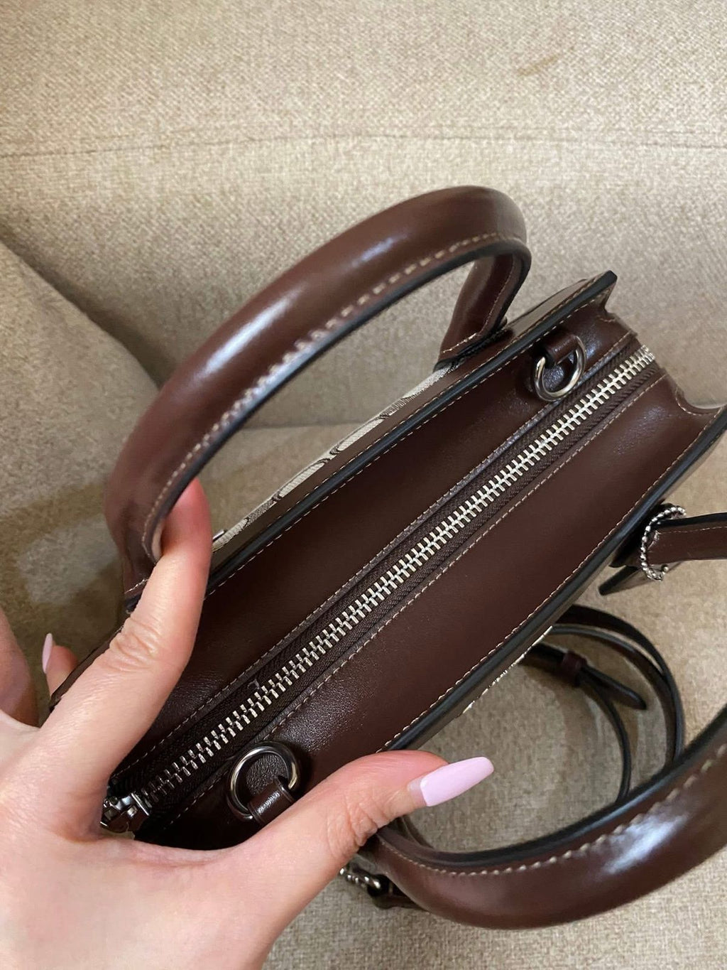 COACH Andrea Carryall Bag in Signature Jacquard