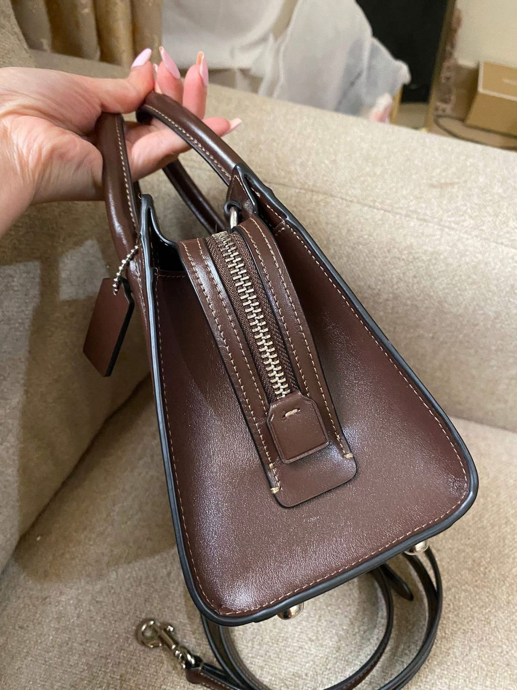 COACH Andrea Carryall Bag in Signature Jacquard