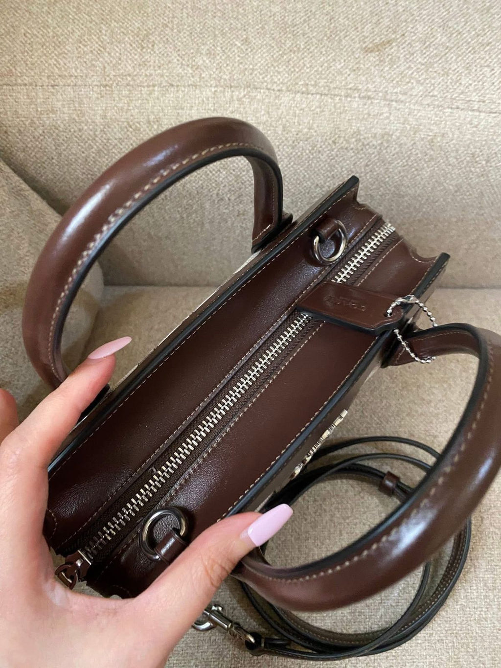 COACH Andrea Carryall Bag in Signature Jacquard