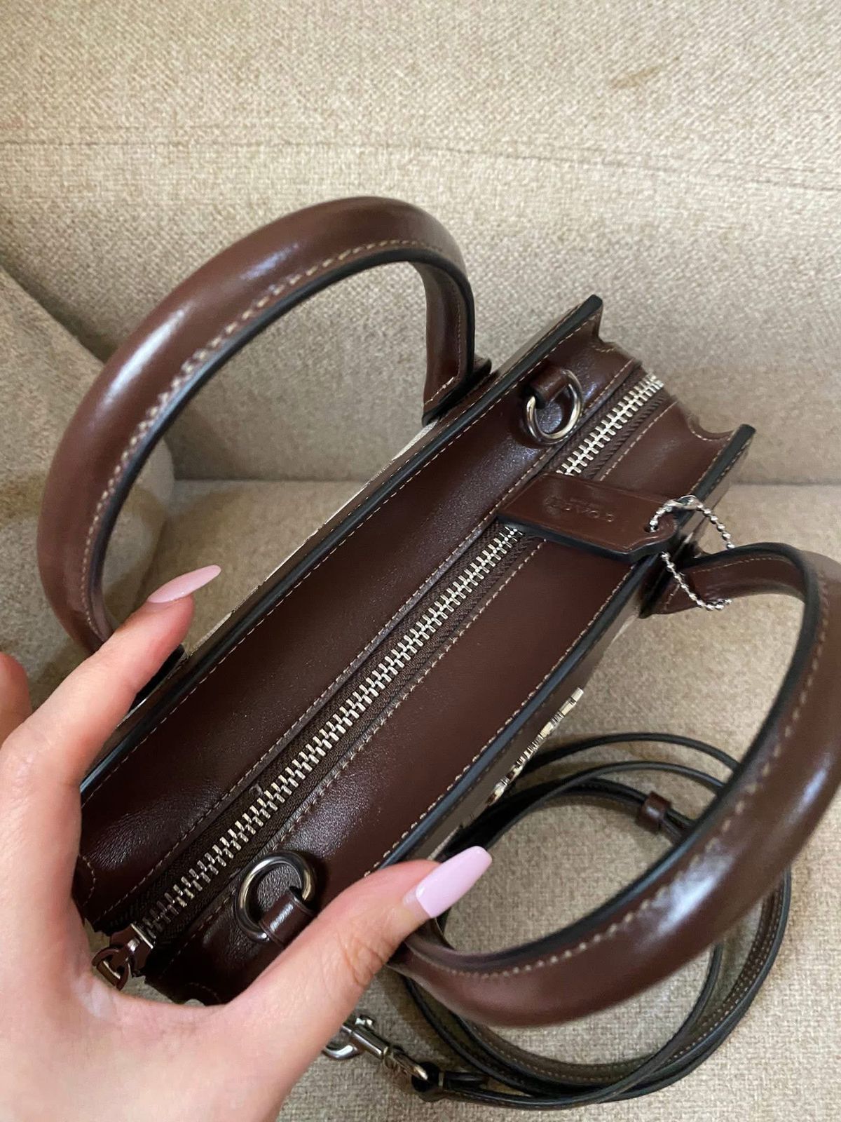 COACH Andrea Carryall Bag in Signature Jacquard