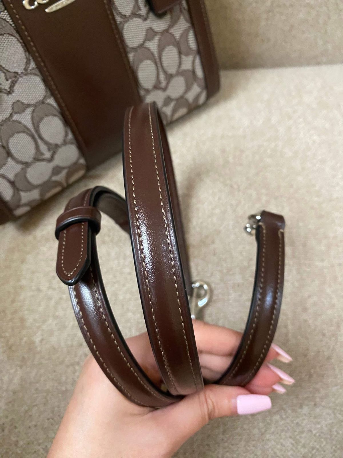 COACH Andrea Carryall Bag in Signature Jacquard