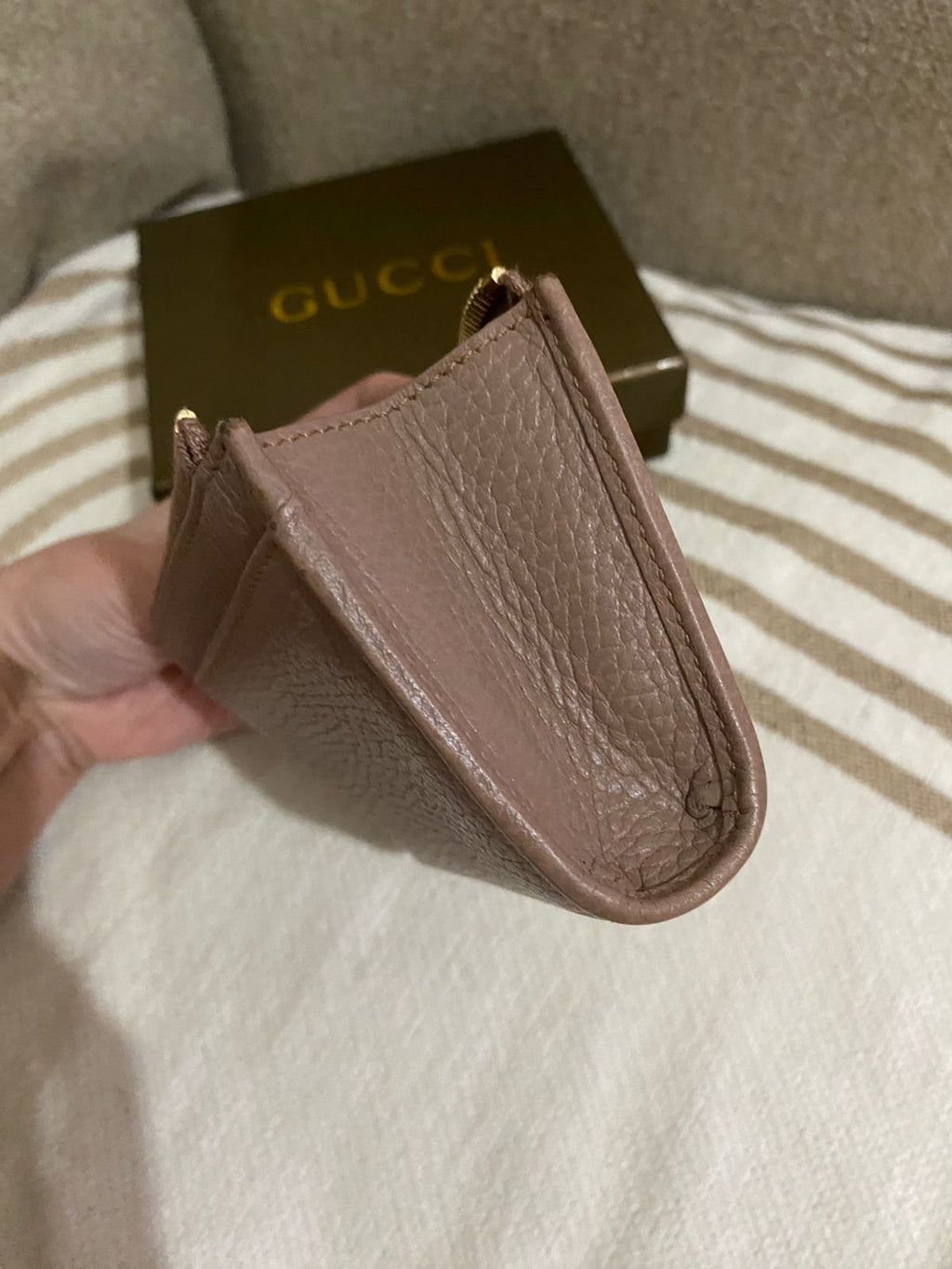 GUCCI GG Marmont L-Shaped Zip Wallet