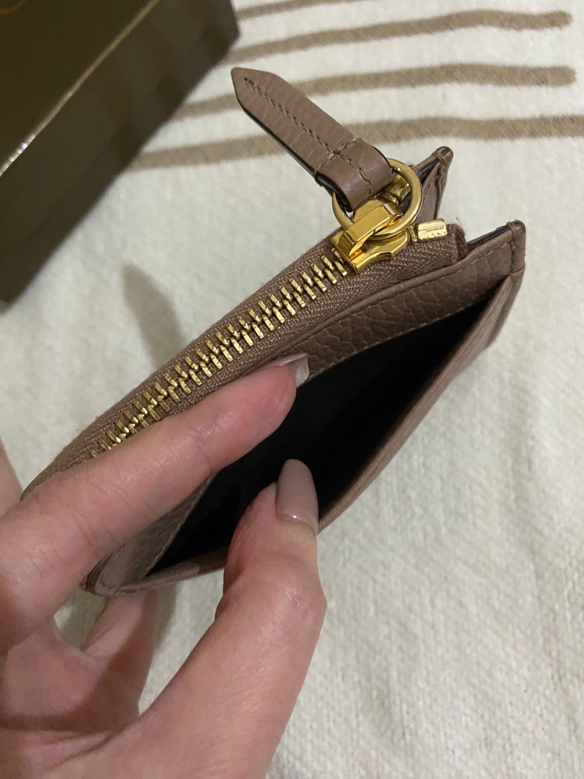 GUCCI GG Marmont L-Shaped Zip Wallet