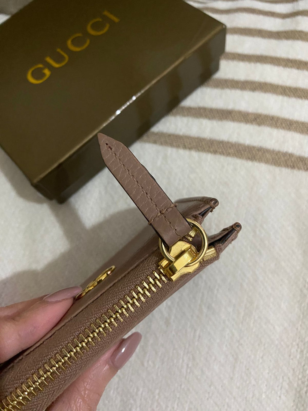 GUCCI GG Marmont L-Shaped Zip Wallet