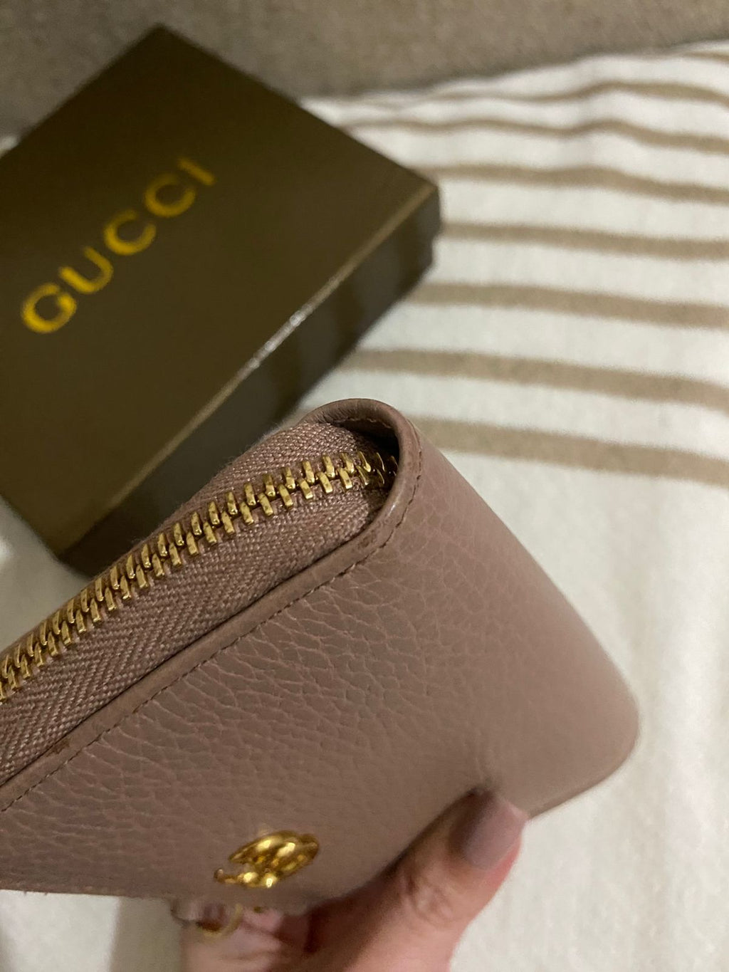 GUCCI GG Marmont L-Shaped Zip Wallet