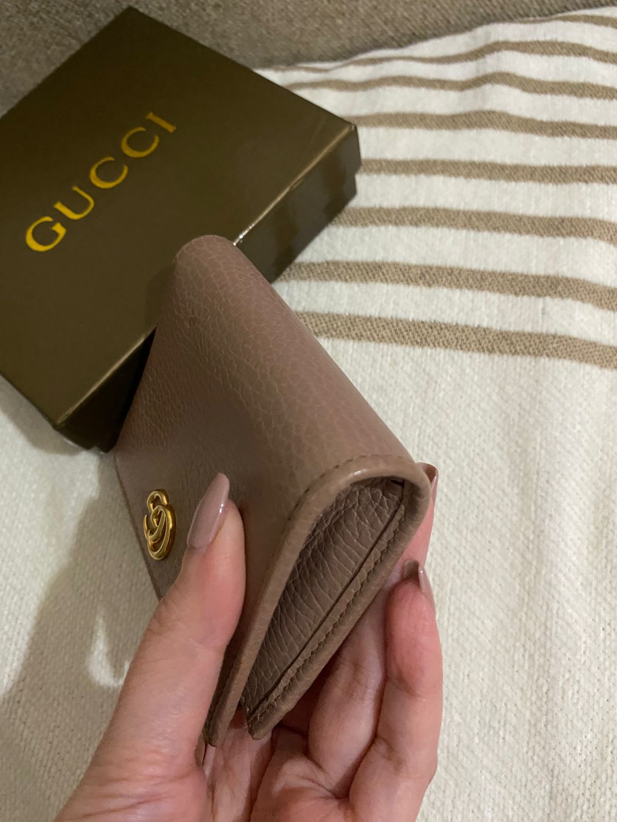 GUCCI GG Marmont L-Shaped Zip Wallet