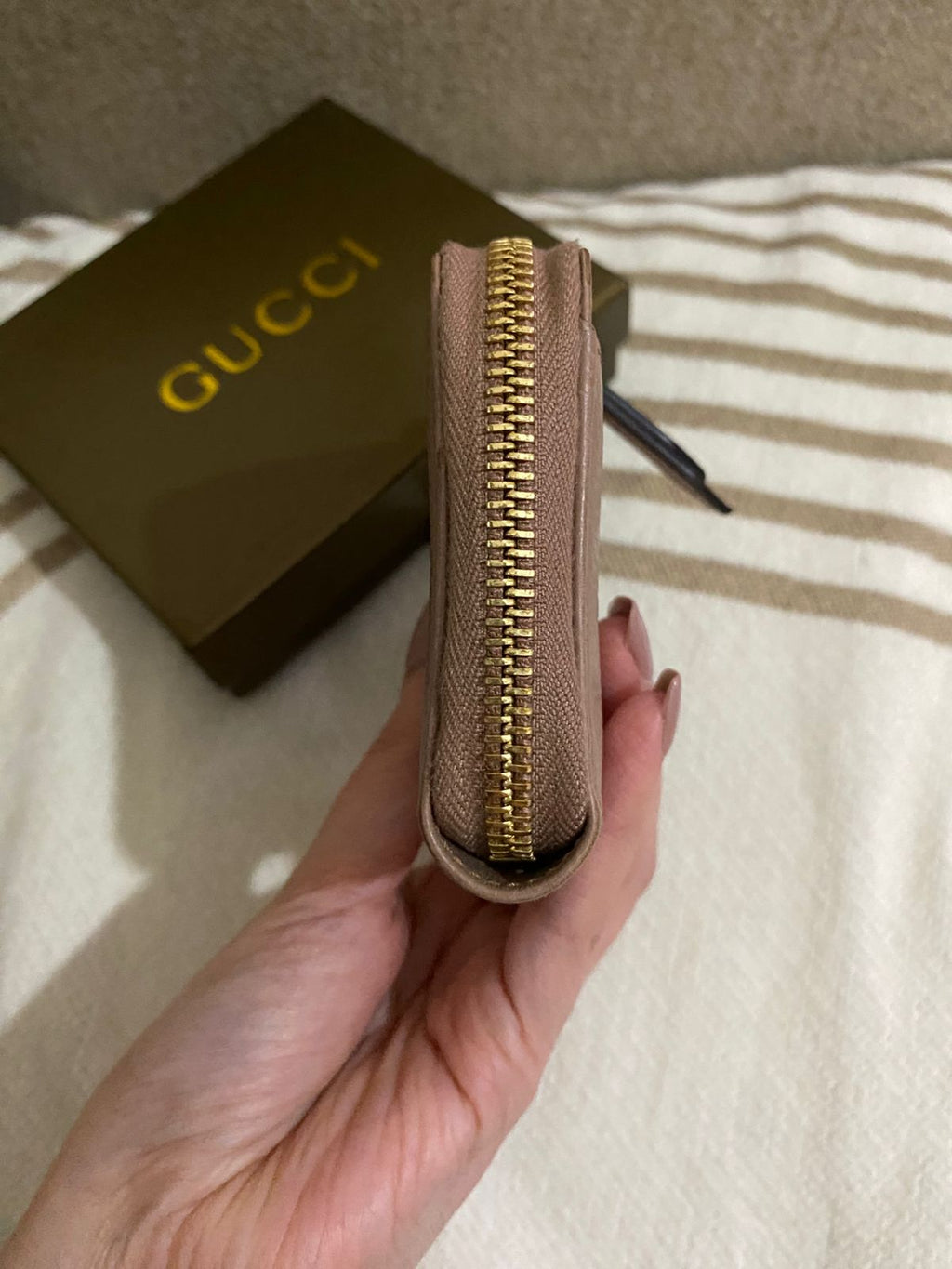 GUCCI GG Marmont L-Shaped Zip Wallet