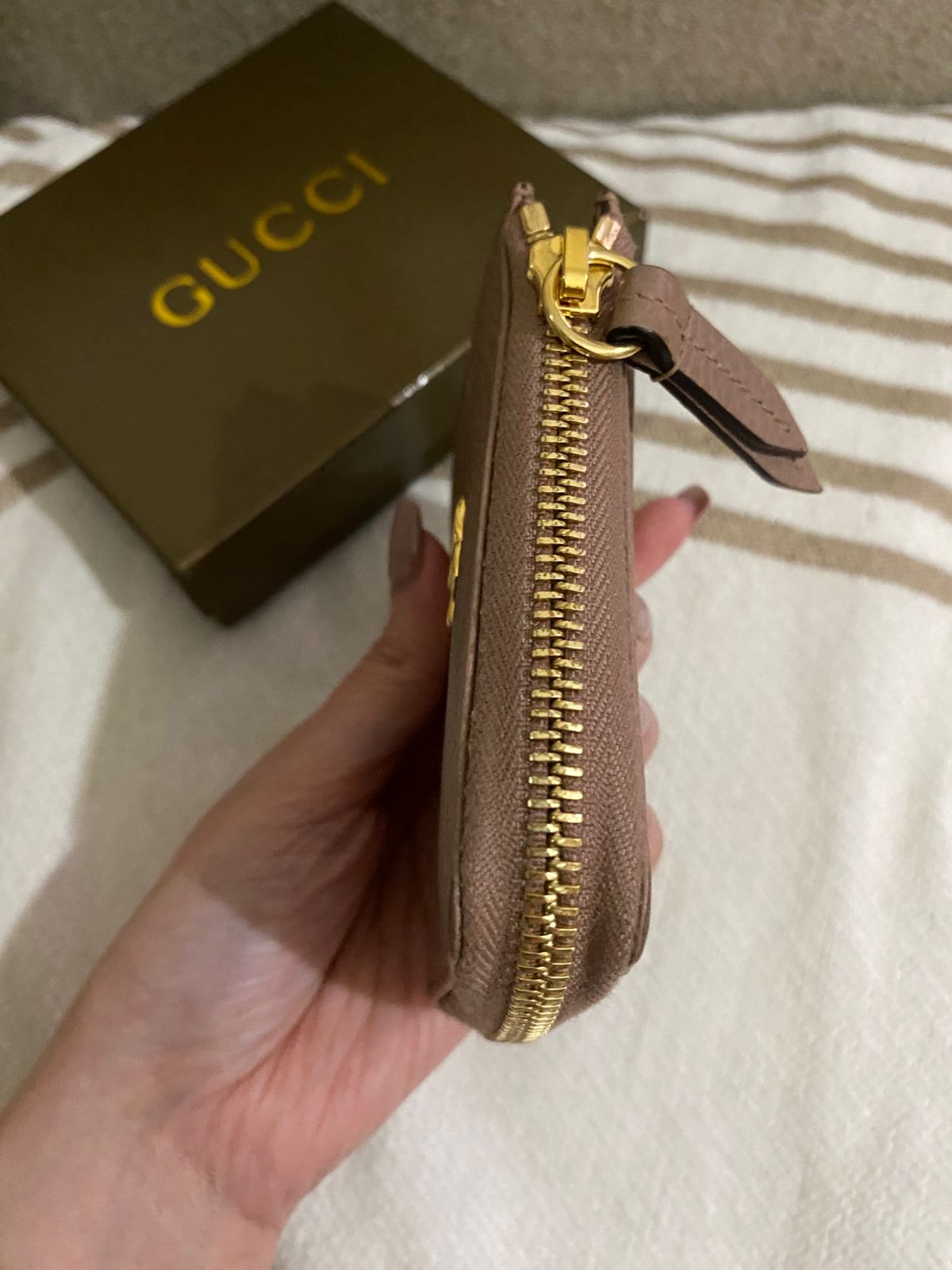 GUCCI GG Marmont L-Shaped Zip Wallet
