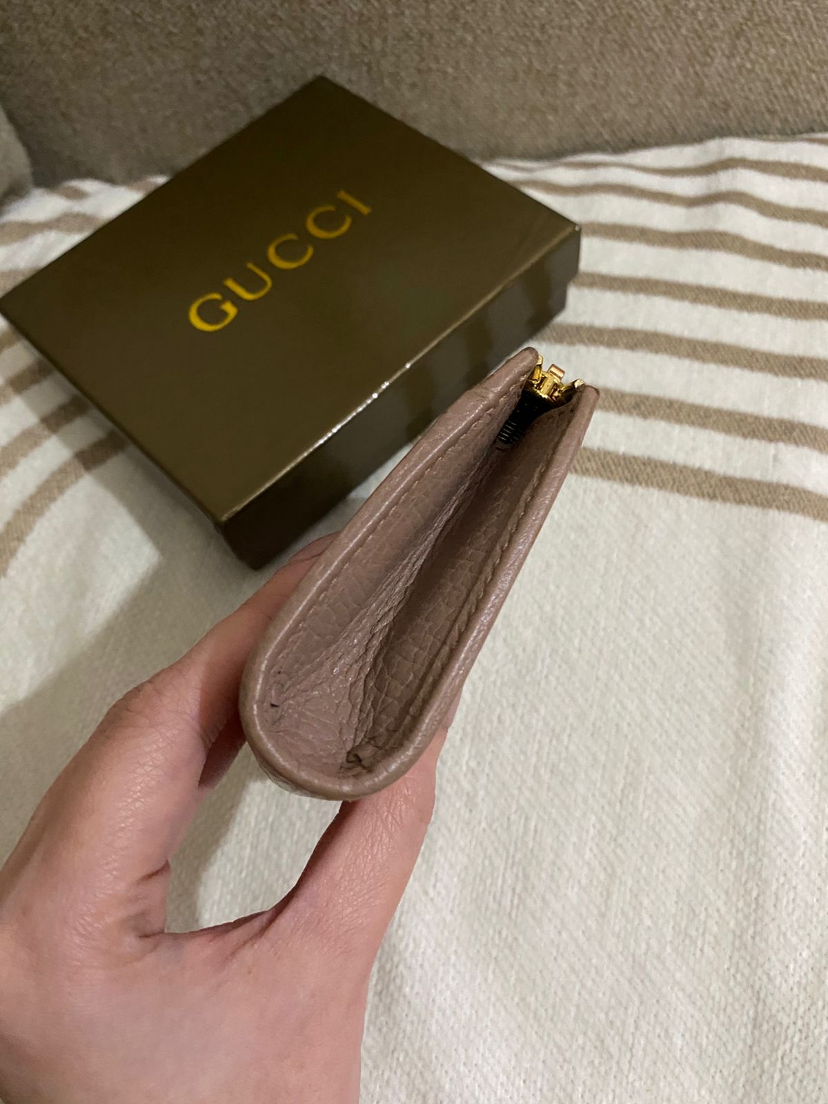 GUCCI GG Marmont L-Shaped Zip Wallet