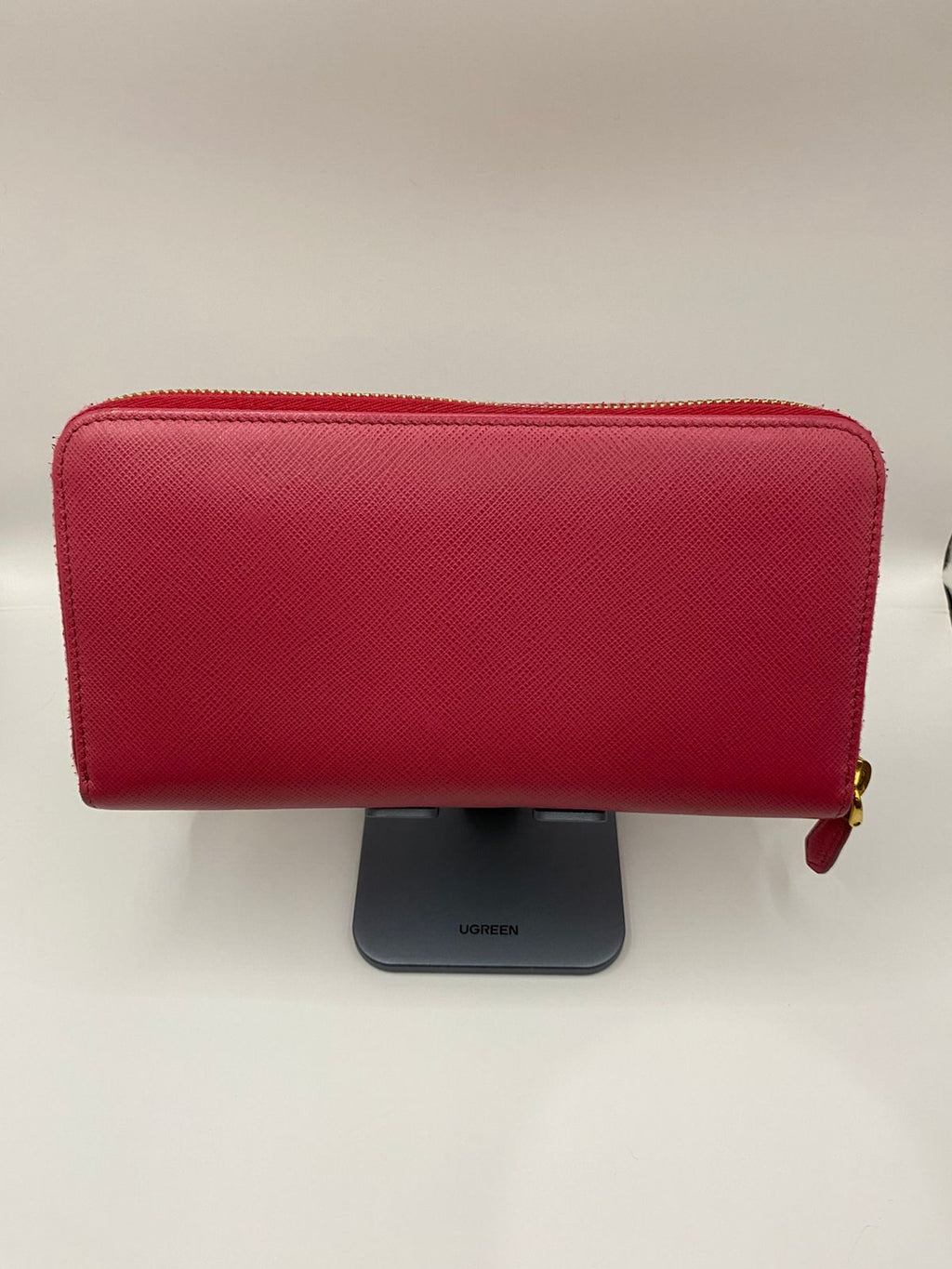 PRADA Saffiano Zip Around Long Wallet